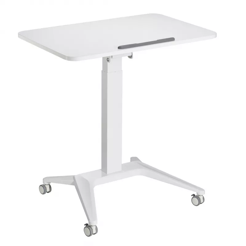 Mesa móvel para portátil MACLEAN MC-453W com ajuste de altura pneumático, altura máx. 109 cm