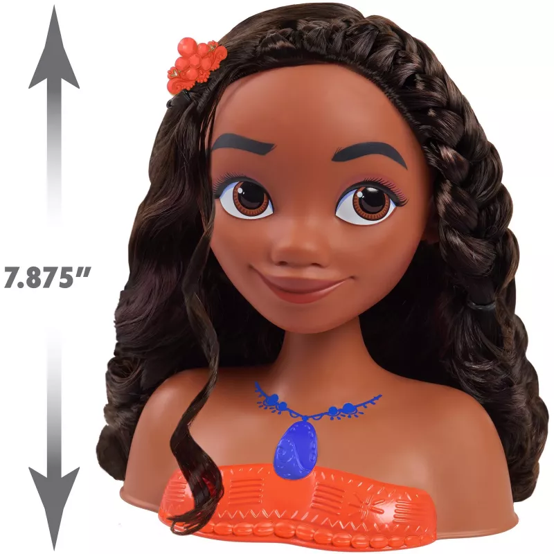Disney Princess - Vaiana Cabeça de Cabeleireiro e Maquilhagem