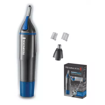 Remington NE3850, preto, azul, cilindro, orelha, sobrancelha, nariz, pilha, AA