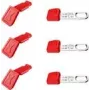 KNIPEX KN 00 63 06 TCR - 3 unidades cada ColorClip vermelho + TetheredTool Clip (00 63 06 TCR)