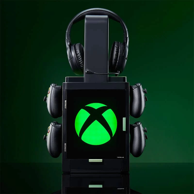 Numskull Games Suporte oficial de jogos Xbox, suporte para discos de jogos, Xbox, preto, com fios