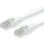 ROLINE - Cabo de rede - RJ-45 (M) para RJ-45 (M) - 5 m - UTP - CAT 6 - isento de halogéneos, moldado, multifilar - branco (21.15.2565)