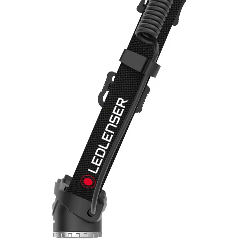 Lanterna frontal Ledlenser H8R preta, vermelha LED