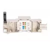 Módulo Keystone Digitus CAT 8.1 RJ-45 blindado plano branco