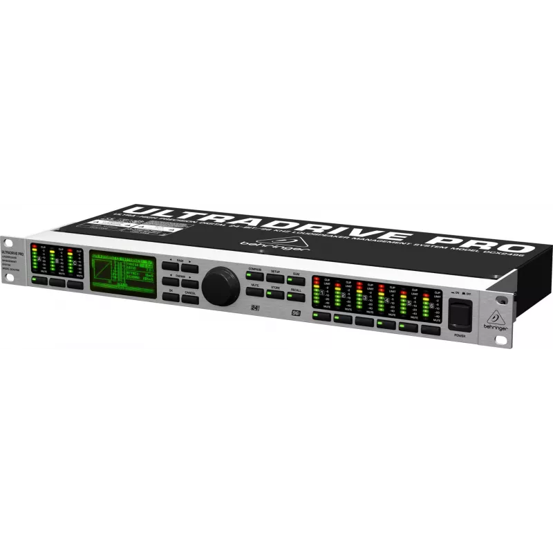 Processador de altifalantes digital Behringer DCX2496