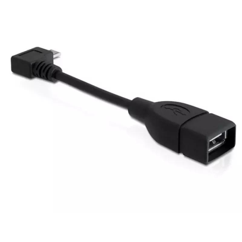 Cabo USB DeLOCK 83104 Micro-USB B para USB A 0,11 m preto