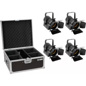 EUROLITE Theater Spot AKKU THA-20PC TRC 4x a bateria – projetor LED portátil a bateria