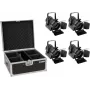 EUROLITE Theater Spot AKKU THA-20PC TRC 4x a bateria – projetor LED portátil a bateria