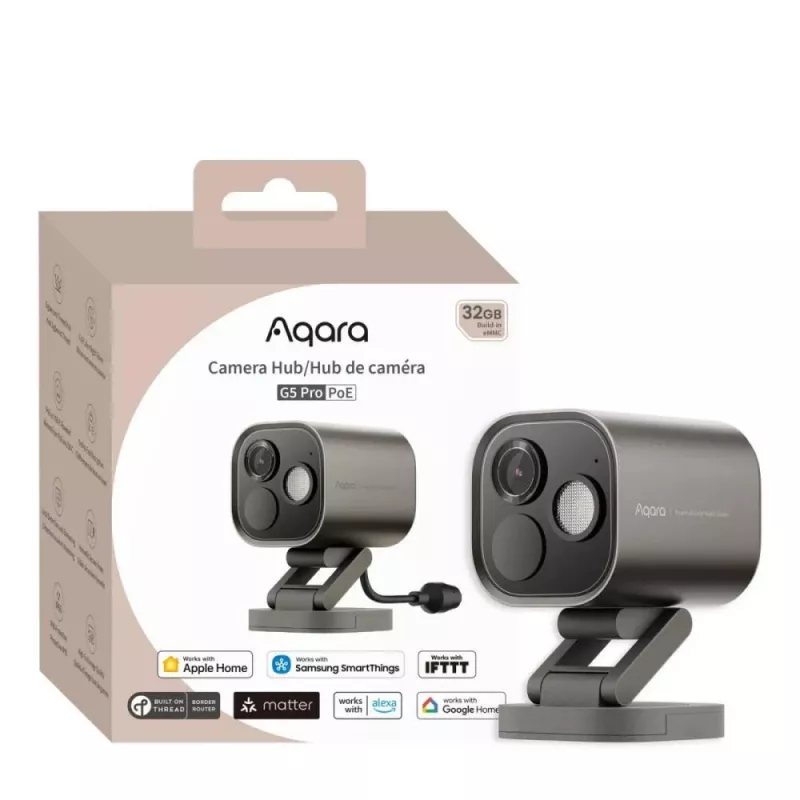 Aqara Camera Hub G5 Pro (PoE) cinzento