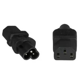 Adaptador de ficha de rede Microconnect PE613AD C6 C13 preto