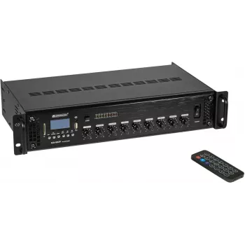 Amplificador misturador Omnitronic MA-120P 120W PA, amplificador misturador PA com potência de saída de 120 W