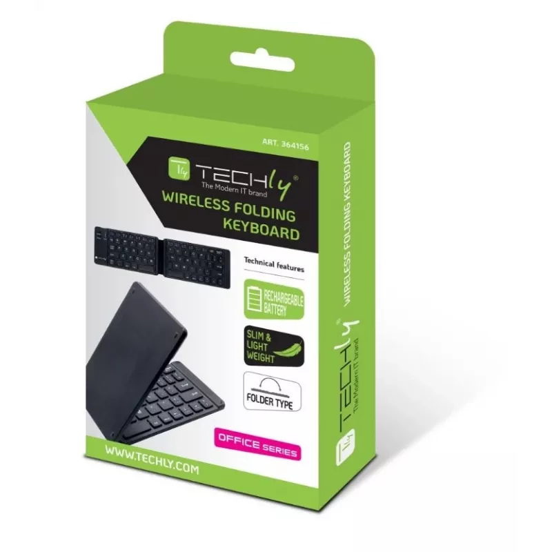 Teclado sem fios dobrável Bluetooth 3.0