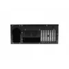 Caixa para rack LANBERG SC01-3504-10B, 1x 3,5 polegadas + 1x 2,5 polegadas gaveta, 7 slots de expansão, 2x ventoinhas frontais de 120 mm, USB2.0