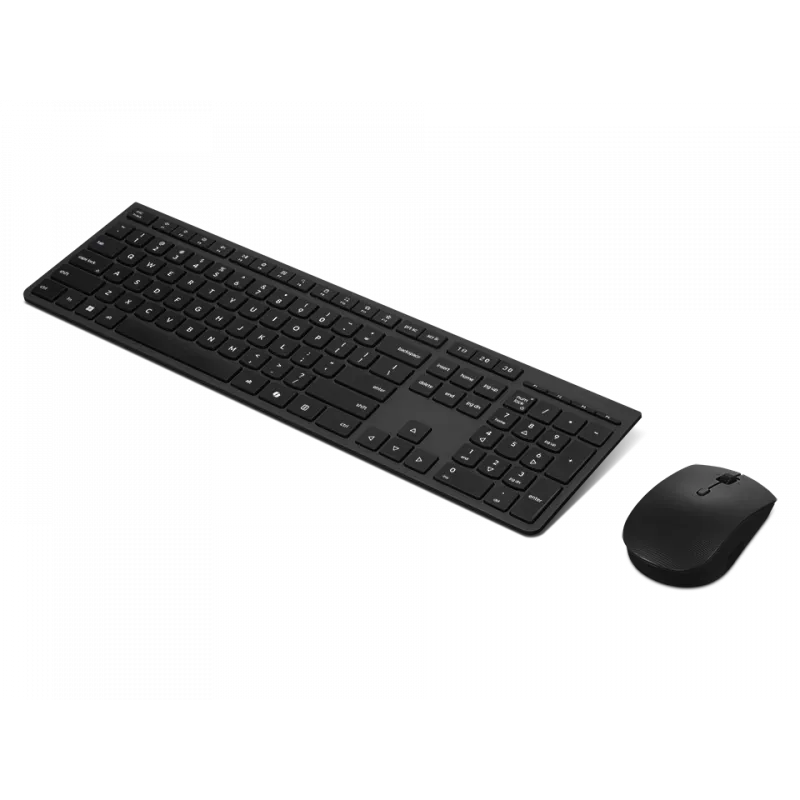 Conjunto de teclado e rato sem fios recarregável Lenovo 4X31R64356 Bluetooth cinzento