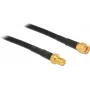 Cabo coaxial DeLOCK 1 m CFD200 RP-SMA RP-SMA preto