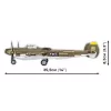 Blocos de construção Cobi Lockheed P-38H Lightning Set 5763 — maquete à escala, modelo de avião colecionável