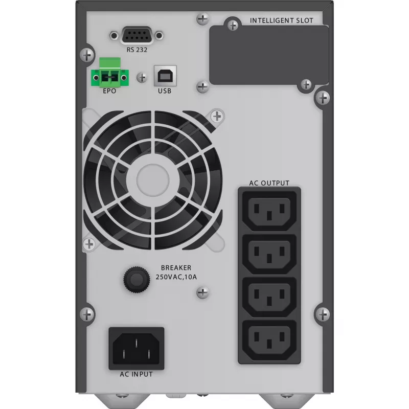 PowerWalker VFI 1000 TG dupla conversão (Online) 1 kVA 900 W 4 tomadas