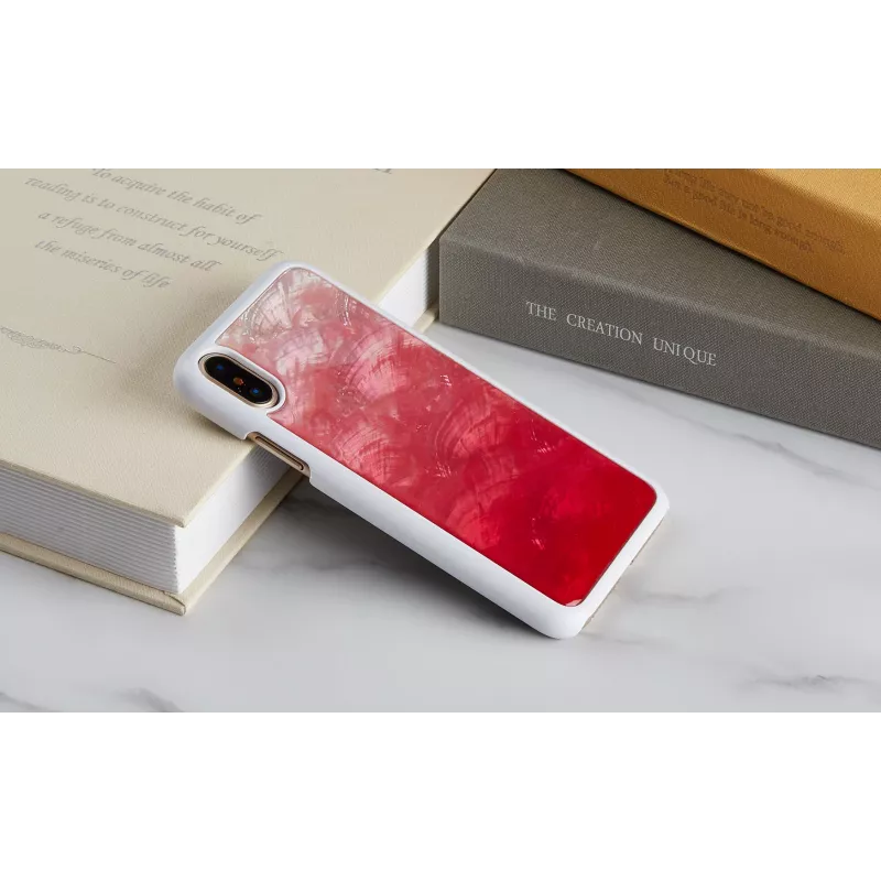 Capa para telemóvel iKins para iPhone XS / iPhone X — Pink Lake White capa de proteção