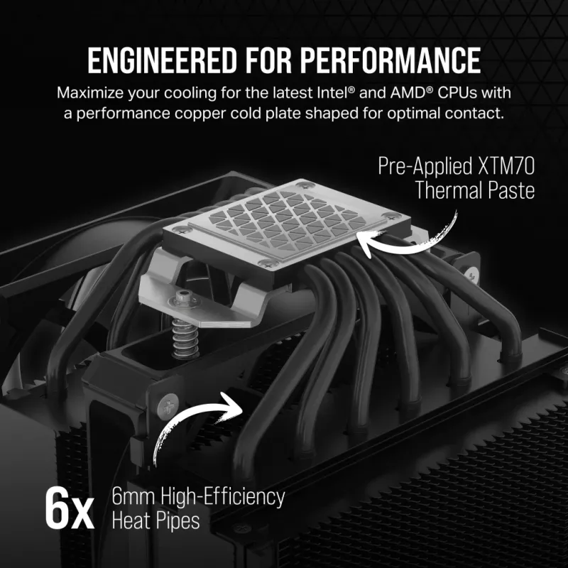Dissipador de ar para CPU CORSAIR A115 Tower