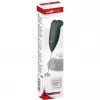 Clatronic MS 3089 Espumador de leite a pilhas, preto/aço inoxidável