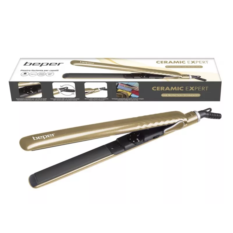 Grelhador elétrico Beper 40.450GO — grelhador elétrico compacto com superfície antiaderente