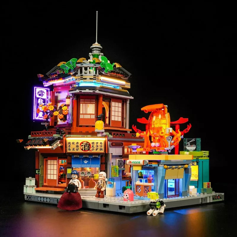 Cyberpunk Neoncity - Izakaya, brinquedo de construção
