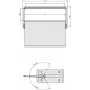 SCHROFF Pega de transporte vertical - PEGA DE TRANSPORTE VERTICAL 84TE 2HE (24575078)