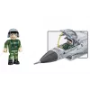 Conjunto de construção Cobi F-16AM Fighting Falcon, 495 peças, modelo à escala
