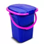 GreenBlue GB320BR balde sanitário portátil para campismo, azul-marinho e rosa