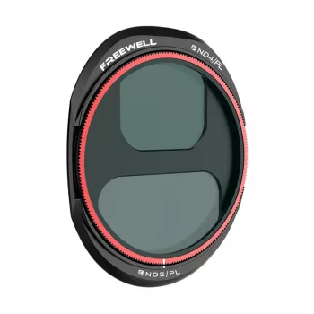 Filtro híbrido de densidade neutra + polarizador Freewell ND4/PL para DJI Mavic 4 Pro