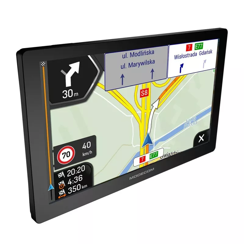 Navegação automóvel Modecom FreeWAY CX 7.4 com iGO Navigation Truck Europe, atualização anual