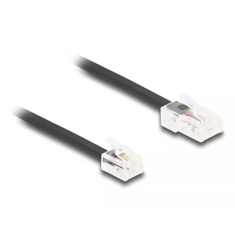 Cabo telefónico DeLOCK 88036 RJ45 para RJ11 2 m preto