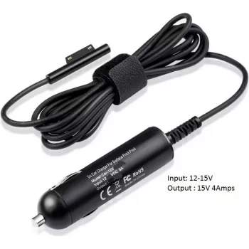 CoreParts Adaptador automóvel 60 W 15V 4A para Microsoft Surface, MBXMS-DC0003