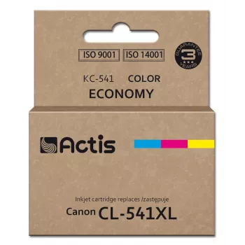 Tinteiro Actis KC-541 para impressoras Canon (substituto CL-541XL) Supreme, 18 ml, azul, amarelo, magenta.