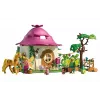 Conjunto de figuras Princess Magic 71838 Casa de fadas acolhedora e unicórnio dourado