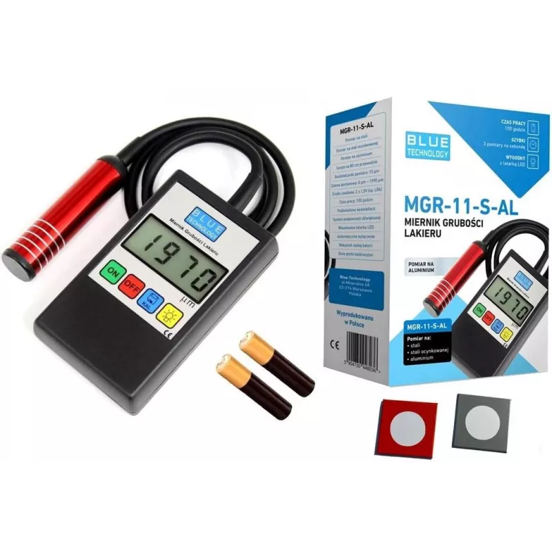 Medidor de espessura de pintura MGR-11-S-AL