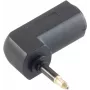 Adaptador angular ShiverPeaks 69051 — conetor fêmea Toslink (ótico) para ficha ótica 3,5 mm