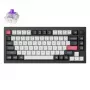 Teclado mecânico Keychron Q1 HE RGB Hot-Swappable sem fios carbono preto