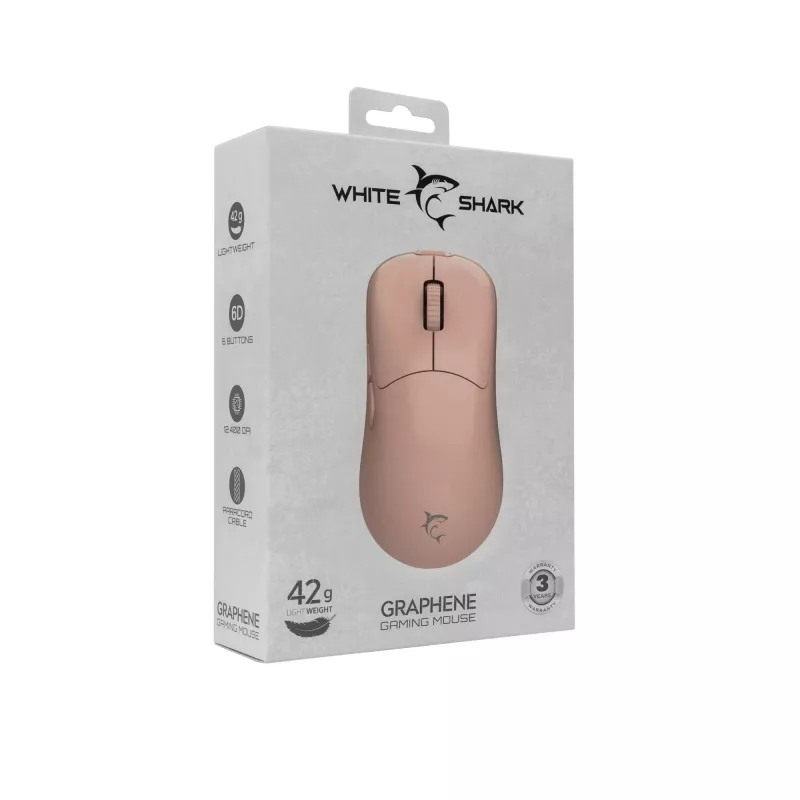 Rato White Shark GM-5014 Graphene Pink USB