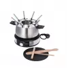 Severin FO 2471 combinação de fondue e crepes, preto/aço inoxidável