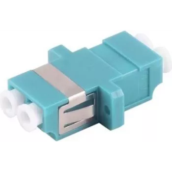 Adaptador de fibra ótica S/CONN LC/LC 07-60012 cor aqua monomodo