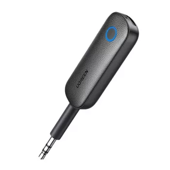 Recetor/transmissor Bluetooth UGREEN CM403 – jack 3,5 mm, Bluetooth 5.0, bateria 145 mAh, preto