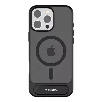 Capa Torras Pstand Series para iPhone 16 Pro Max (preto)
