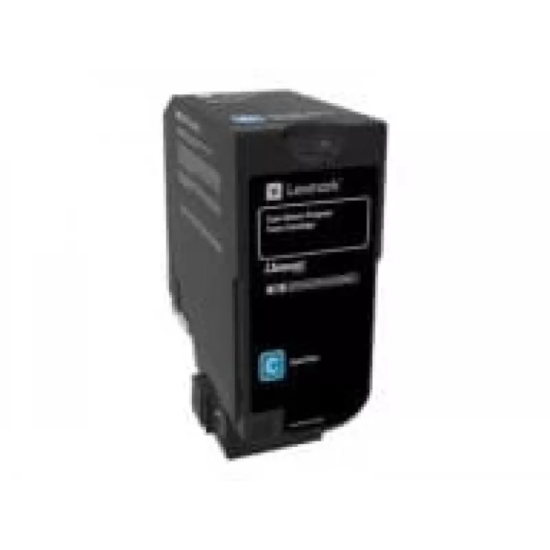 Cartucho de toner Lexmark 74C20C0 1 unid. original ciano