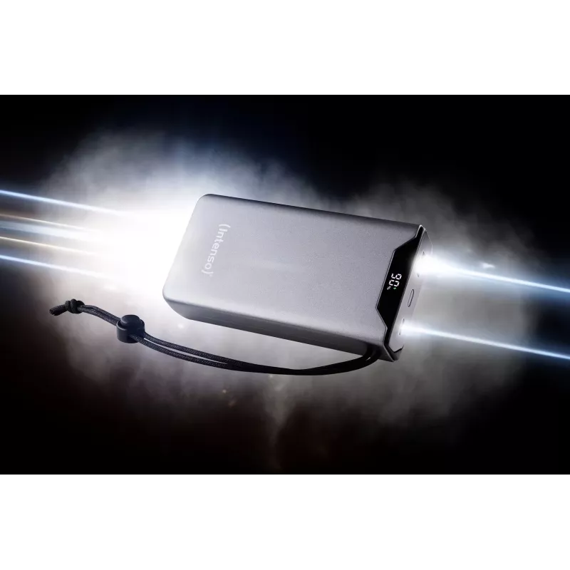 Powerbank INTENSO 7332054 — 20000 mAh, PD 3.0 & QC 3.0, 20 W, USB-A + USB-C, cinzento