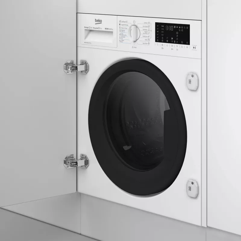 Máquina de lavar e secar BEKO B5DBT68547W encastrável, 8 kg de lavagem / 5 kg de secagem, 1400 rpm