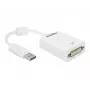 Adaptador de cabo de vídeo DeLOCK 61765 DisplayPort para DVI-I 0,125 m