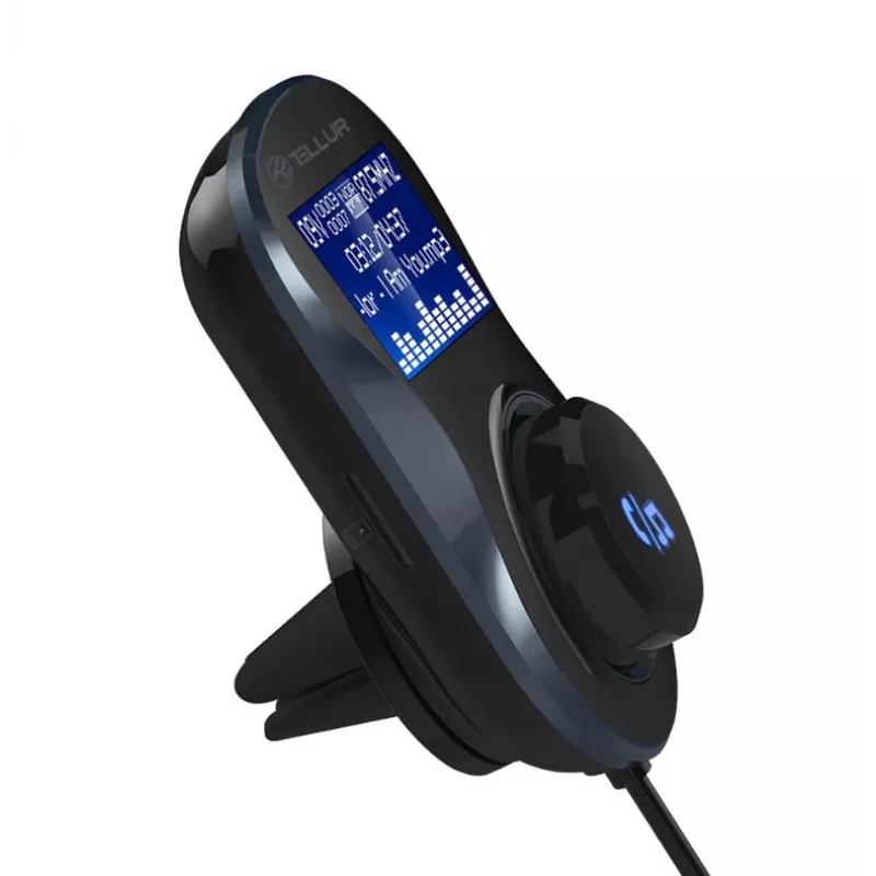 Tellur FMT-B4 transmissor FM Bluetooth, microSD, preto