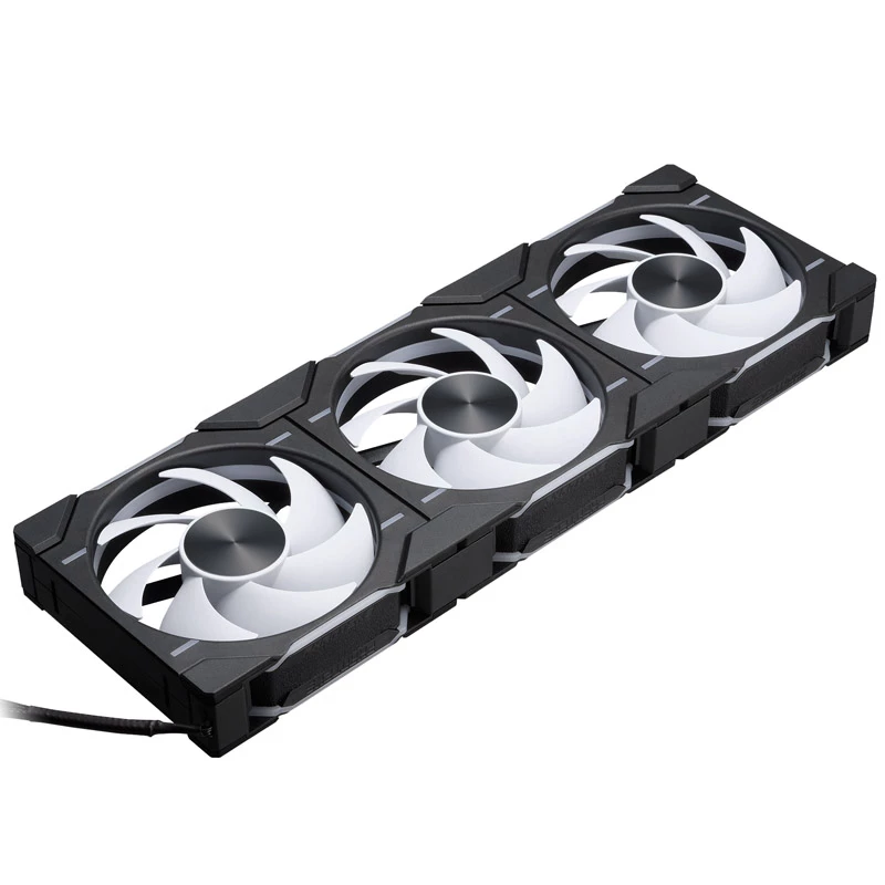 Phanteks D30 PH-F120D30_DRGB_PWM_BK01_3P ventoinhas de caixa 120 mm PWM D-RGB, Regular Airflow, 3 unid., pretas