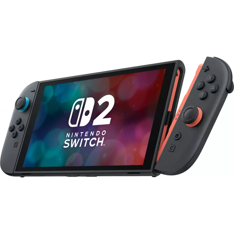 Nintendo Switch 2, Nintendo Switch 2, Preto, Analógico / Digital, D-Pad, botão Home, tecla Menu, botão Power, botões, LCD